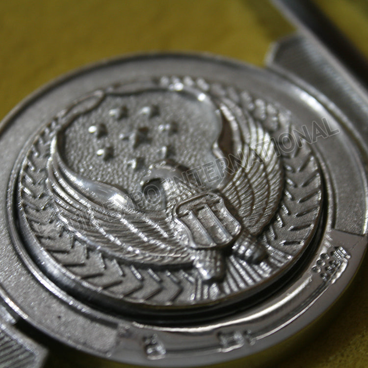UAE Dubai Police Officer Metal Buckle