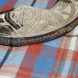 Hand Engraved Celtic Knotwork Cantle