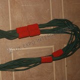 Red Dark Green Cavalry Hussar Barrel Sash