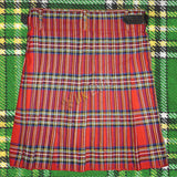 Royal Stewart Tartan Straight Pleats Kilt