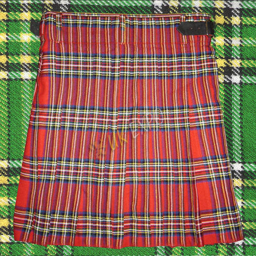 Royal Stewart Tartan Straight Pleats Kilt