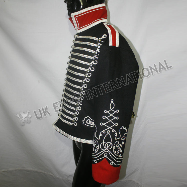 British Vintage Hussar Drummer Black Jacket