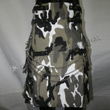 Urban Camouflage Sports Casual Utility Kilt