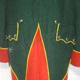 Dark Green French Military Coat
