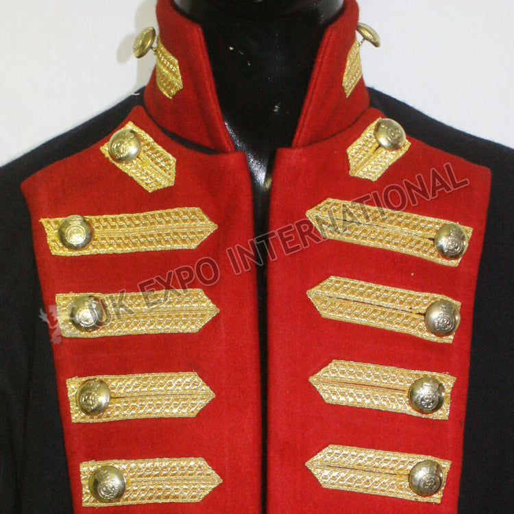 Black Military Officer Ceremonial Uniform