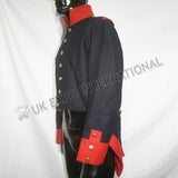 French Habit Dark Blue Wool Coat