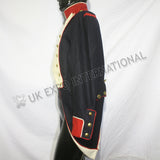 Dark Blue White Front French Habit Coat