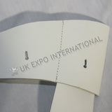 White Leather Double Pin Buckle Sword Belt