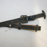 Brown Leather Black Suspender
