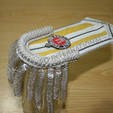 Honni Soit Qui Mal Y Pense Silver Bullion Epaulettes
