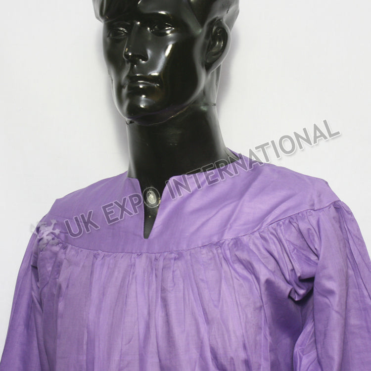 UK Purple Faded Ghillie Renaissance Pirate Pioneer Theatre Shirt