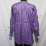 UK Purple Faded Ghillie Renaissance Pirate Pioneer Theatre Shirt