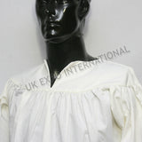 UK Off White Color Ghillie Renaissance Pirate Pioneer Theatre Shirt