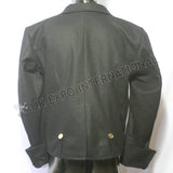 Black Double Breasted Wool Coat