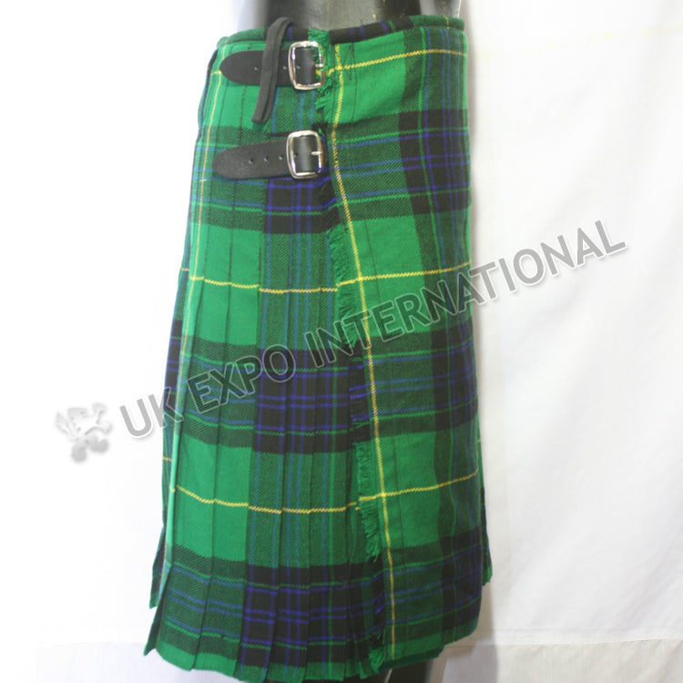 Green Mason Tartan Kilt
