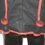 Black Wool Military Uniform Coat