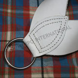Drummer Belt With White Leather