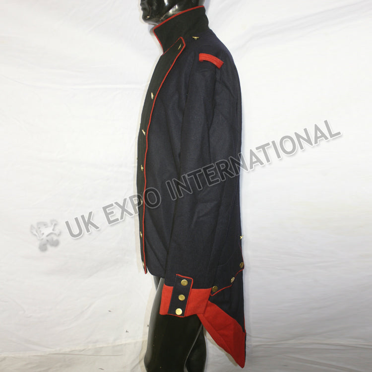 Napoleonic British-French Dark Blue Military Jacket