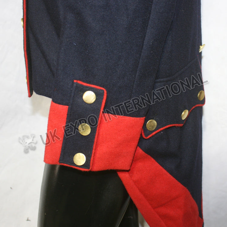 Napoleonic British-French Dark Blue Military Jacket