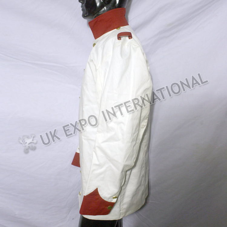 Napoleonic British White Military Coat
