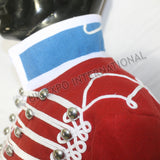 White Wool Braid Red Hussar Jacket