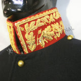 French Dark Blue Military Gold Bullion Embroidery Jacket