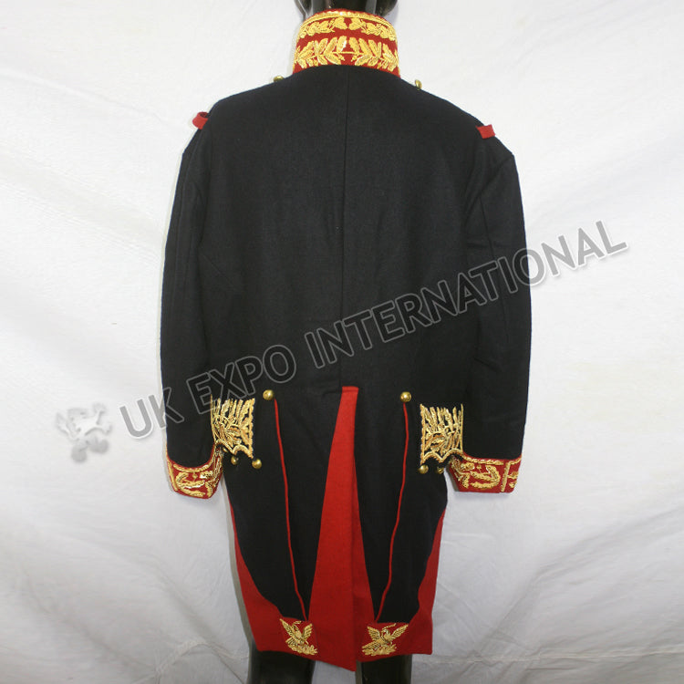 French Dark Blue Military Gold Bullion Embroidery Jacket
