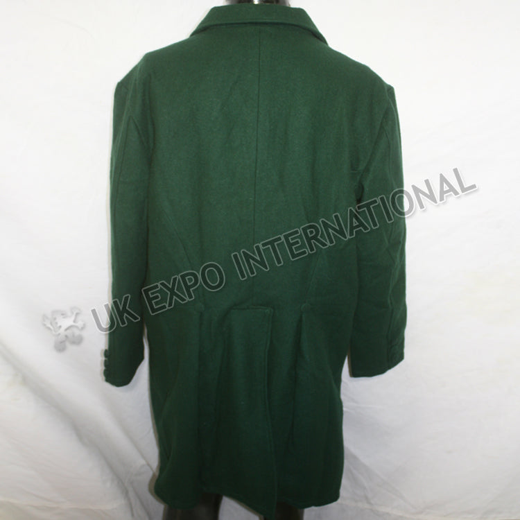Victorian 1850s Onward Dark Green Frock Coat