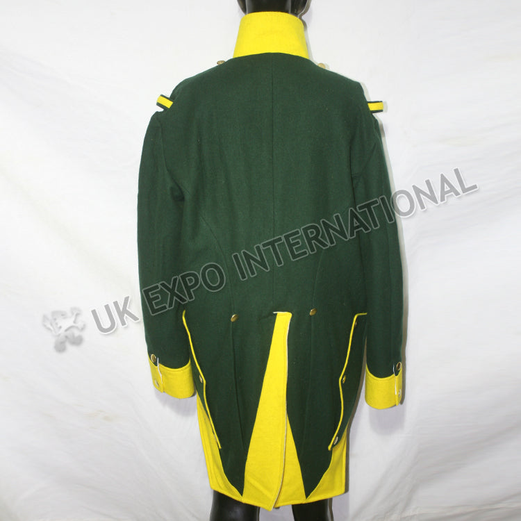 French Spanish Dark Green Military Uniform Coat