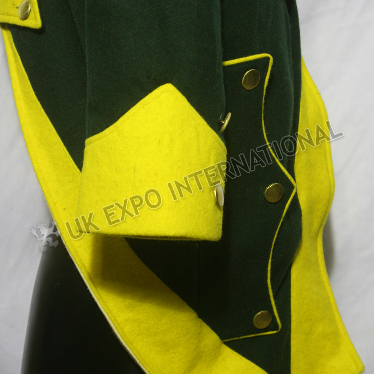 French Spanish Dark Green Historical Military Jacket