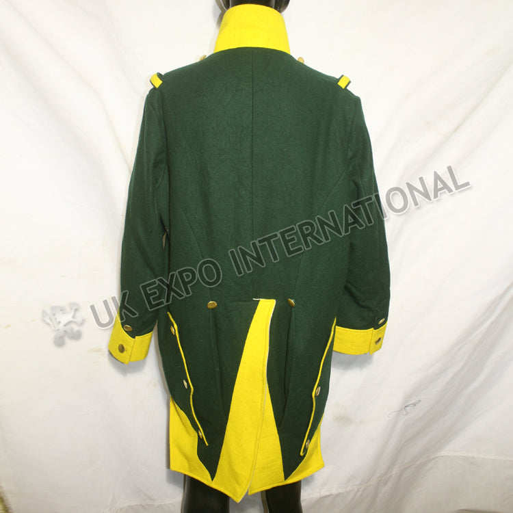 French Spanish Dark Green Historical Military Jacket