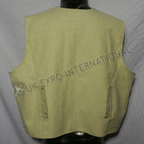 Military Style Mustard Historical Waistcoat
