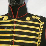 Steampunk Hussar Gothic Victorian Style Braided Military Waistcoat