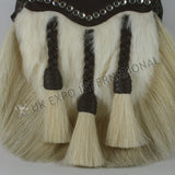 Antique Regimental Rabbit Fur Scottish Horse Hair Sporran