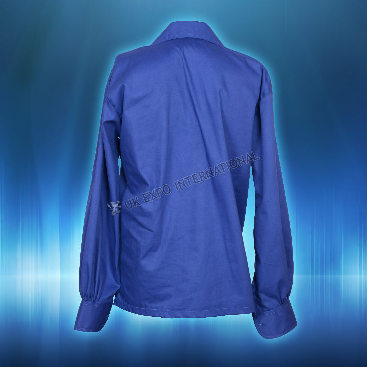 Royal Blue Scottish Highland Jacobite Shirt