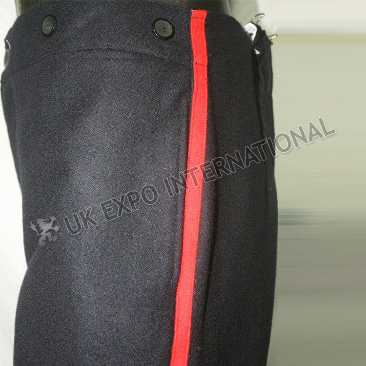 Civil War CS Black Red Strip Trouser