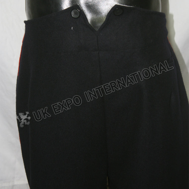 Civil War CS Black Red Strip Trouser