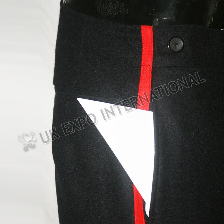 Civil War CS Black Red Strip Trouser