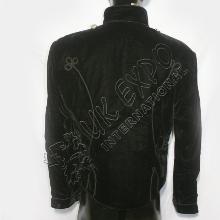 SDL Men’s Hussar Style Black Velvet Jacket