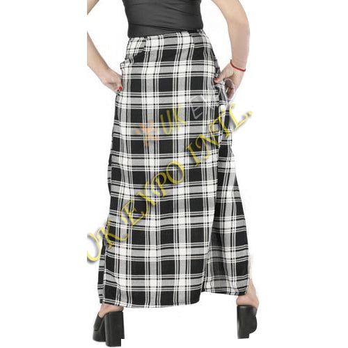 Ladies MacPherson Tartan Long Skirt