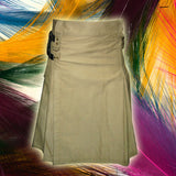 Laser Khaki Utility Kilt