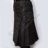 Laser Black Utility Kilt