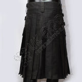 Laser Black Utility Kilt