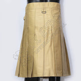 Khaki Heavy Duty Cargo Utility Kilt