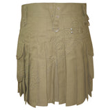 Khaki Tan Utility Kilt
