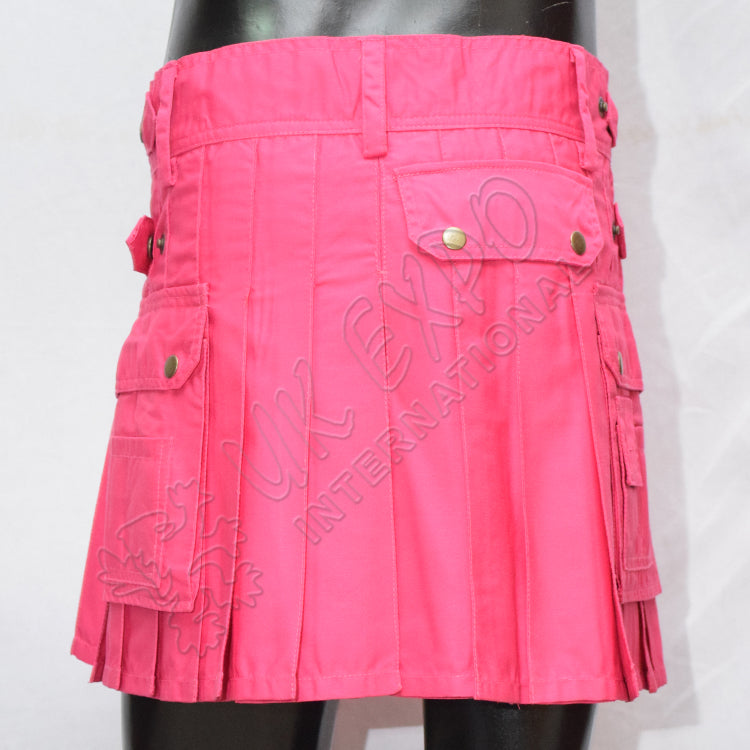 Pink Girl Utility Kilt