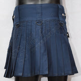 Navy Color Women's Utility Kilt