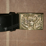 Black Leather US Sword Belt