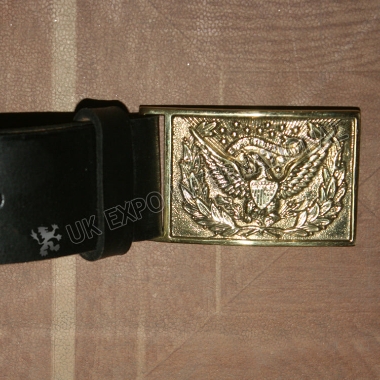 Black Leather US Sword Belt