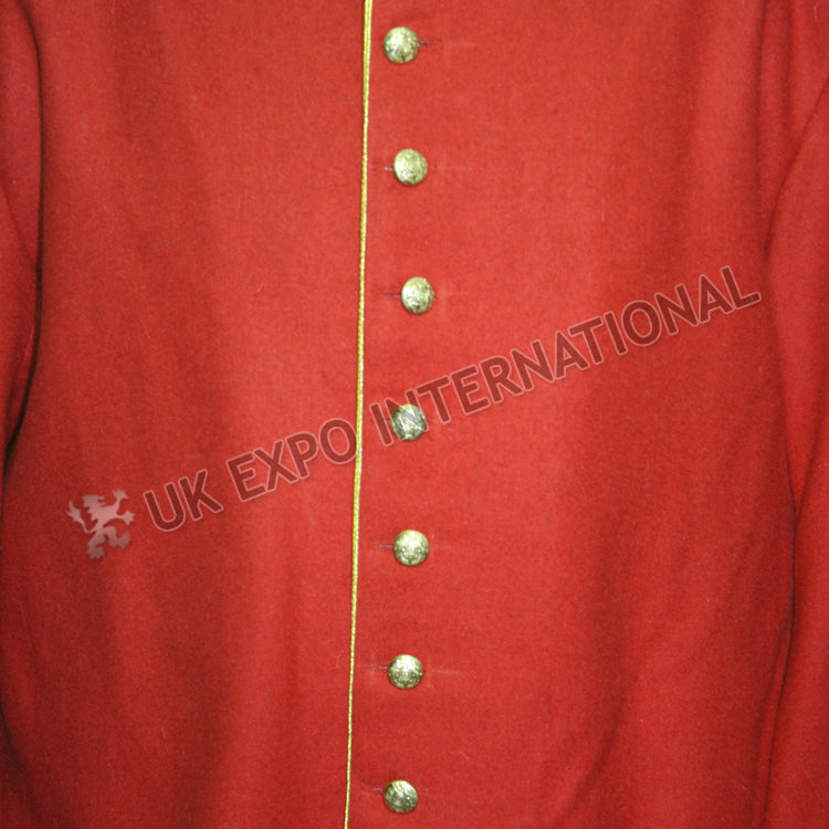 Red Officer Gold Braid Tunic